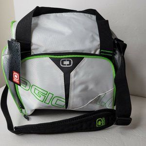 OGIO Endurance 1.0 White Silver Sport Gym Water Resistant Duffle Bag NWT